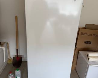 GE vertical freezer