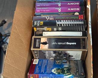 DVDs and VHS