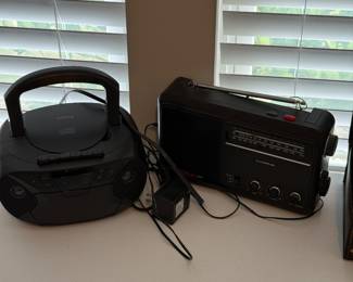 Borne CD player with cassette and C. Crane CCRadio EP