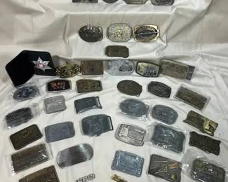 Vintage Belt Buckle Collection