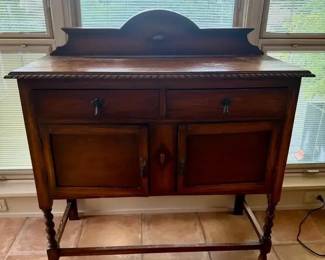 Antique Oak Sideboard Buffet