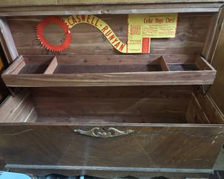 Caswell-Runyan cedar chest from the 1930s