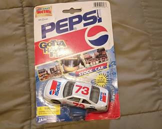 Pepsi die cast metal race car