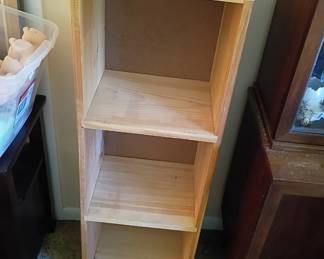 Wooden Bin Holder 3 Cubicles