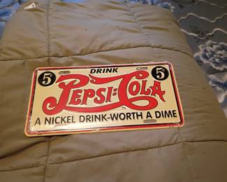Pepsi plate