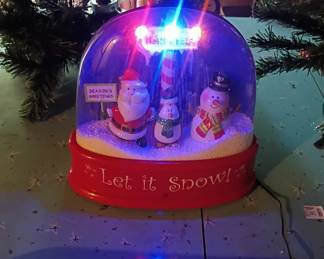 Large Electric Snow Globe