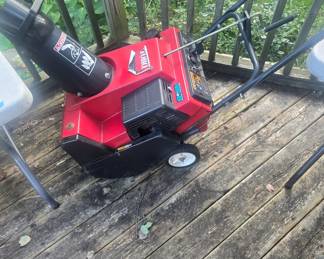 Toro Single Stage Snowblower