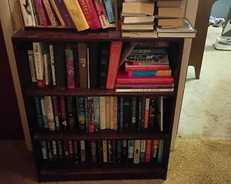 Wooden 3 shelf bookcase Vintage