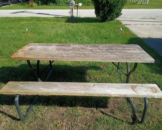 Wooden Picnic Table