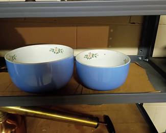 2 Halls Pottery bowls