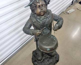 BRONZE DRUMMER BOY STATUE