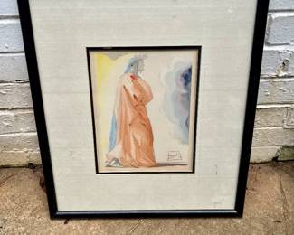 Dali's " Paradiso Canto 1: Dante (also known as "The Pilgrim or "Paradise 1")