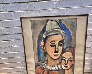 Rouault Exhibition Poster, Framed