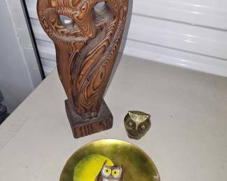 Set of 3 owls