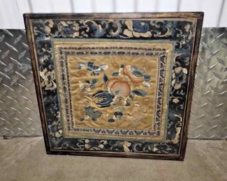 FRAMED ASIAN SILK