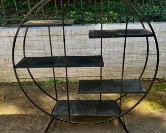 Industrial multi-tier display shelf