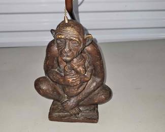 Classic monkey lamp