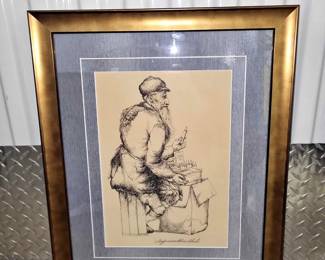 Seymour Rosenthal Signed Litho