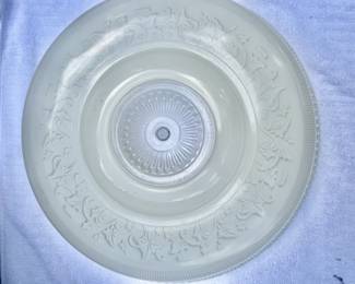 Art Deco Clear Glass light shade cover