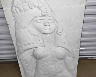 Concrete art sculpture
