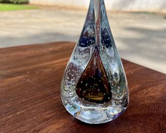 Marian Pyrcak's handblown teardrop