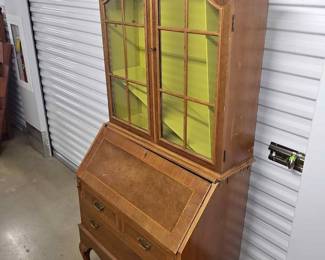 TALL VINTAGE SECRETARY DESK