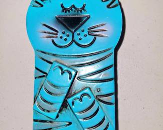 Mid century vintage cat bank
