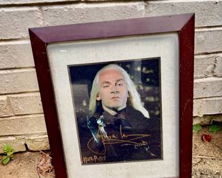 Jason Isaacs as Lucius Malfoy from Harry Potter, Autographed