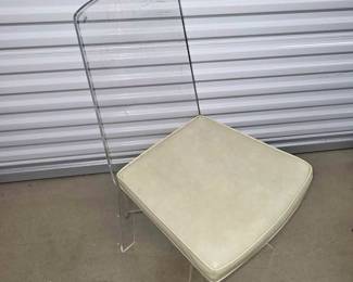 Lucite clear chair