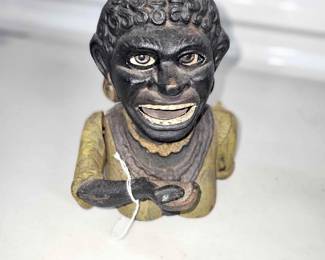 Dinah cast iron mechanical bank