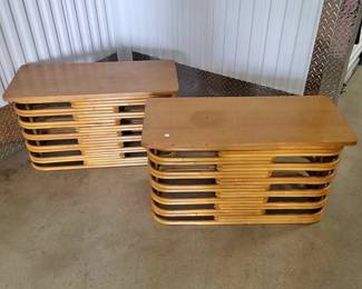 MID CENTURY PAUL FRANKL SIDE TABLES
