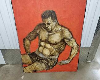 Muhammad Ali painting