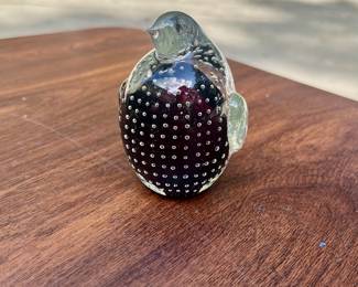 hand blown bird