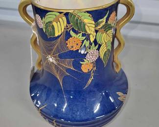 Carlton ware vase spider web