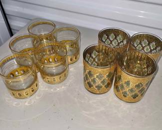 10 Culver glasses