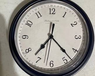 blue clock