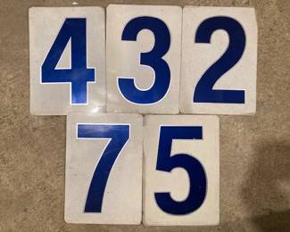 2- sided gas price signs