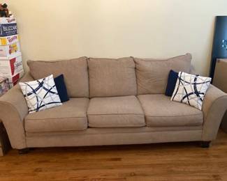 Sofa with pillows 