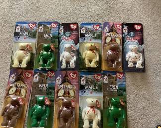 Beanie baby key chains NIB