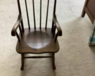 Childs Wood Rocking Chair