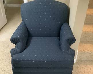 Broyhill Navy Blue Chair