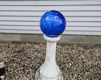 Gazing Ball Yard Decor
