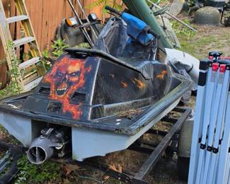 Custom Painter Sea Doo with trailer