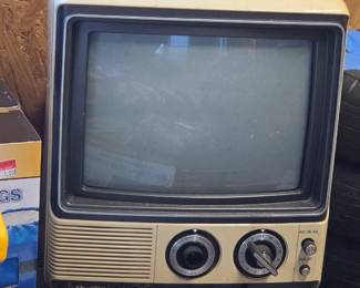 Vintage portable television