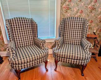 Wingback chairs