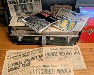 Vintage newspapers 