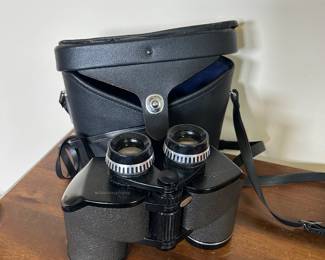 Vintage Discoverer Binoculars with Original Case