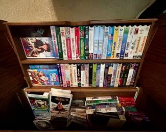 Large Collection of Vintage VHS Movies