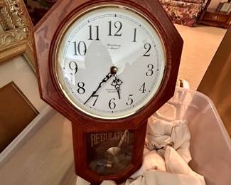 Battery Manor Westminster Chime Regulator Wall Clock