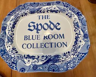 Spode Blue Room Collection Advertising Display Plate